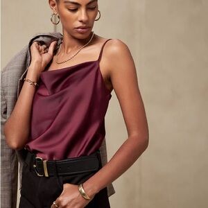 Banana Republic SILKY COWL-NECK CAMISOLE
